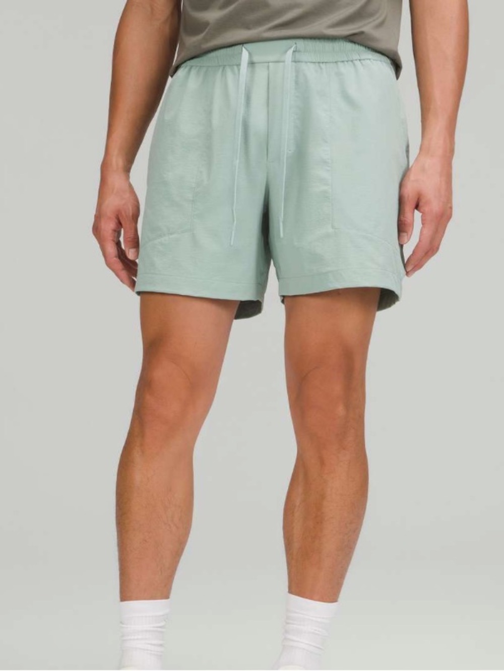 Lululemon | Bowline Short 5" *Stretch Ripstop Silver Blue Mens Small M7ARRS